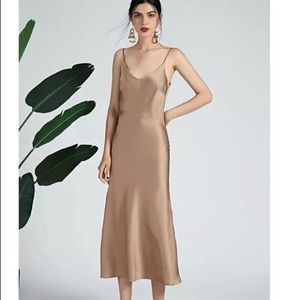 Satin slip dress size xs